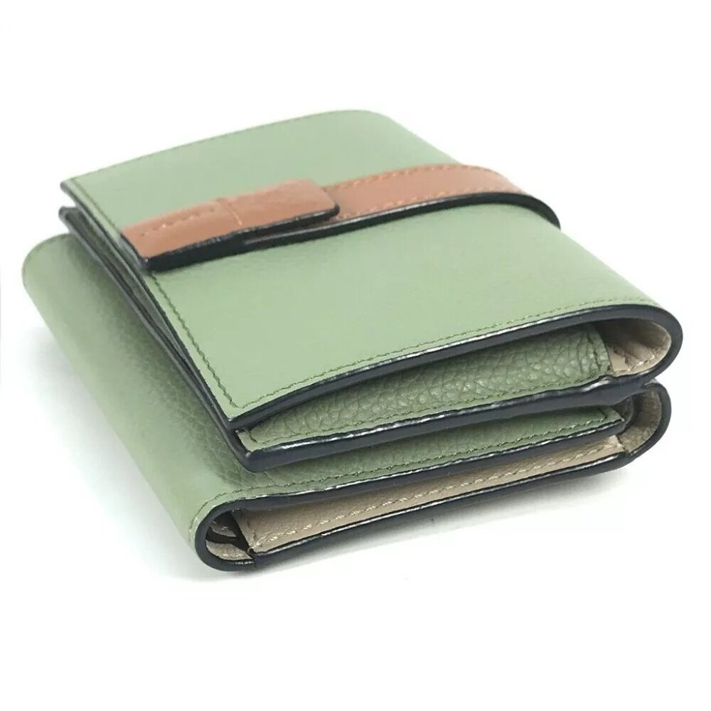 LOEWE anagram Small vertical wallet Compact wallet Trifold wallet - Picture 7 of 15